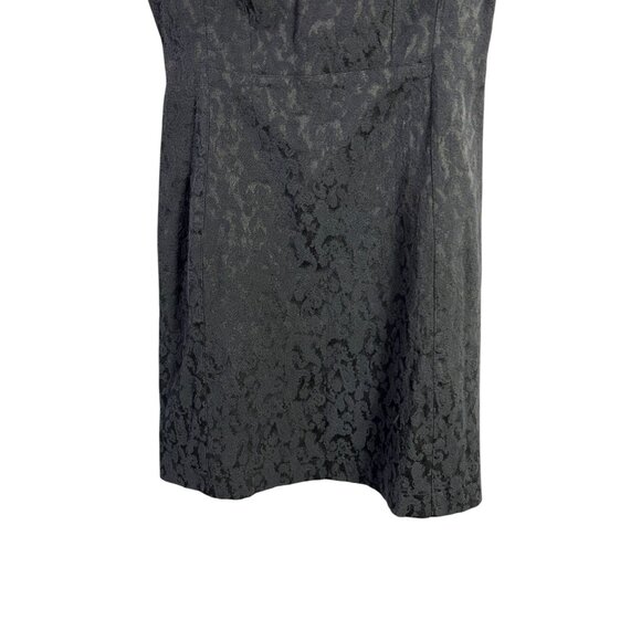 90s Y2K Express Black Paisley Tank Mini Dress 7/8 Whimsygoth Romantic Vampire - Picture 6 of 7